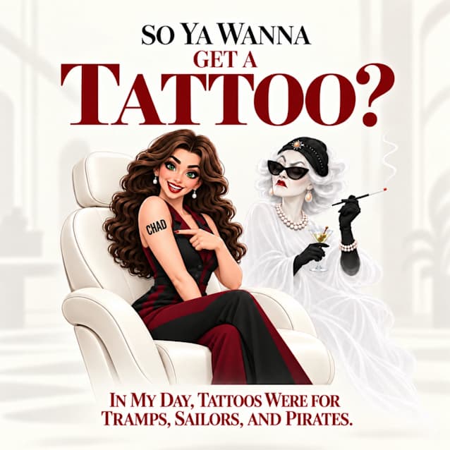 So Ya Wanna Get a Tattoo?: In my day tattoos were for Tramps, Sailors, and Pirates (So Ya Wanna.... Book 10)