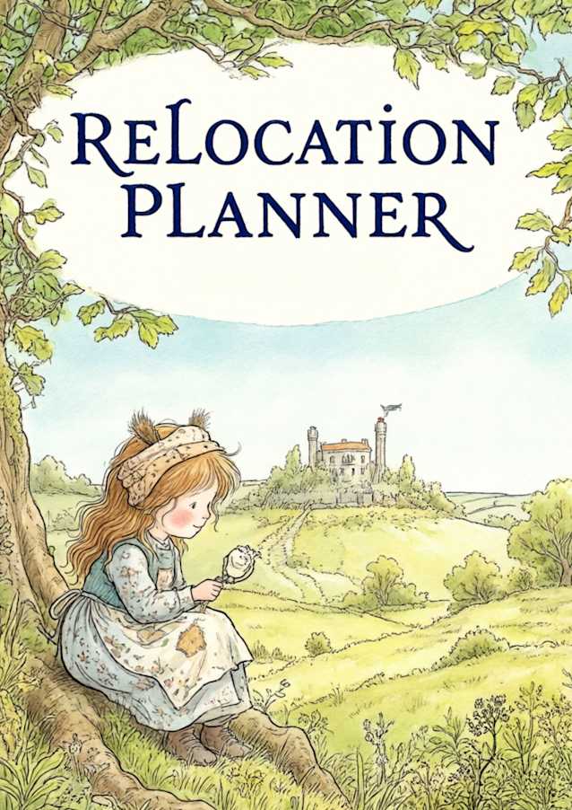 Relocation Planner – 49-Page A4 Moving Planner | Printable
