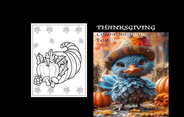 Thanksgiving Activity Pages for Kids ages 4-8