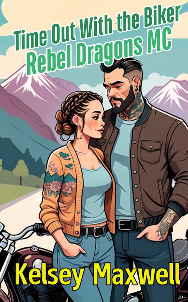 Time Out With The Biker: An Age Gap, Father’s Best Friend, Snowed-in MC Cozy Romance (Rebel Dragons MC) (Rebel Dragons Motorcycle Club Book 1)