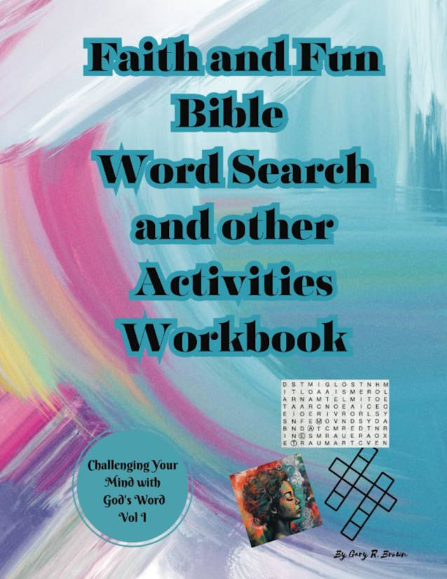 Faith and Fun Bible Word Search and other Activities Workbook
