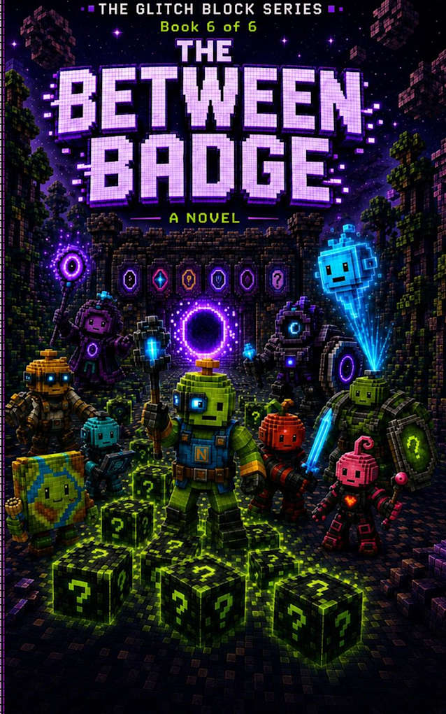 The Between Badge (Captain Cubemelon & Friends: The Glitch Blocks, #6)
