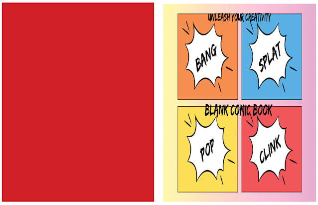 Blank Comic Book To Unleash Your Creativity