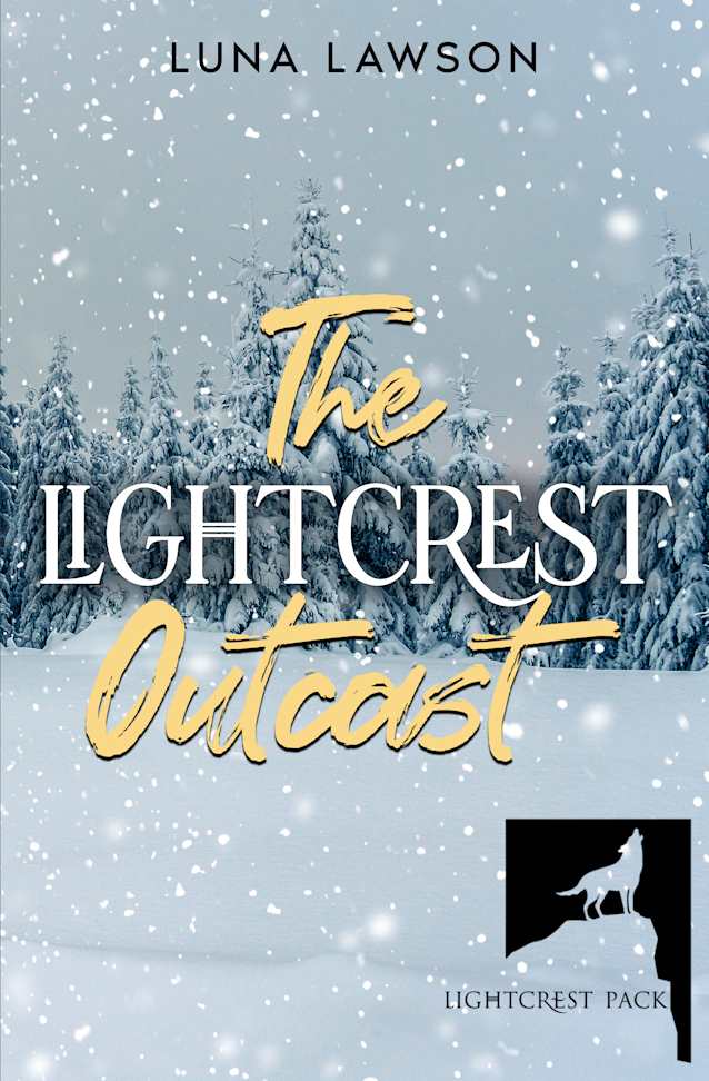 The Lightcrest Outcast: A Paranormal F/F Wolf Shifter Romance (Lightcrest Pack Book 2)