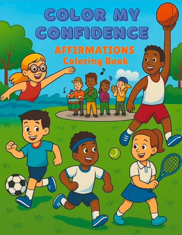 Color My Confidence: Affirmations Coloring Book