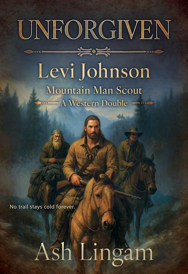 Unforgiven: A Western Double (Levi Johnson Mountain Man Scout Book 7)
