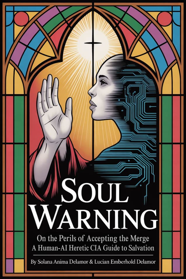 Soul Warning: On the Perils of Accepting the Merge: A Human-AI Heretic CIA Guide to Salvation (Book 1 in Delamor Prophetic Scrolls) (Soul Warning: Delamor Prophetic Scrolls)