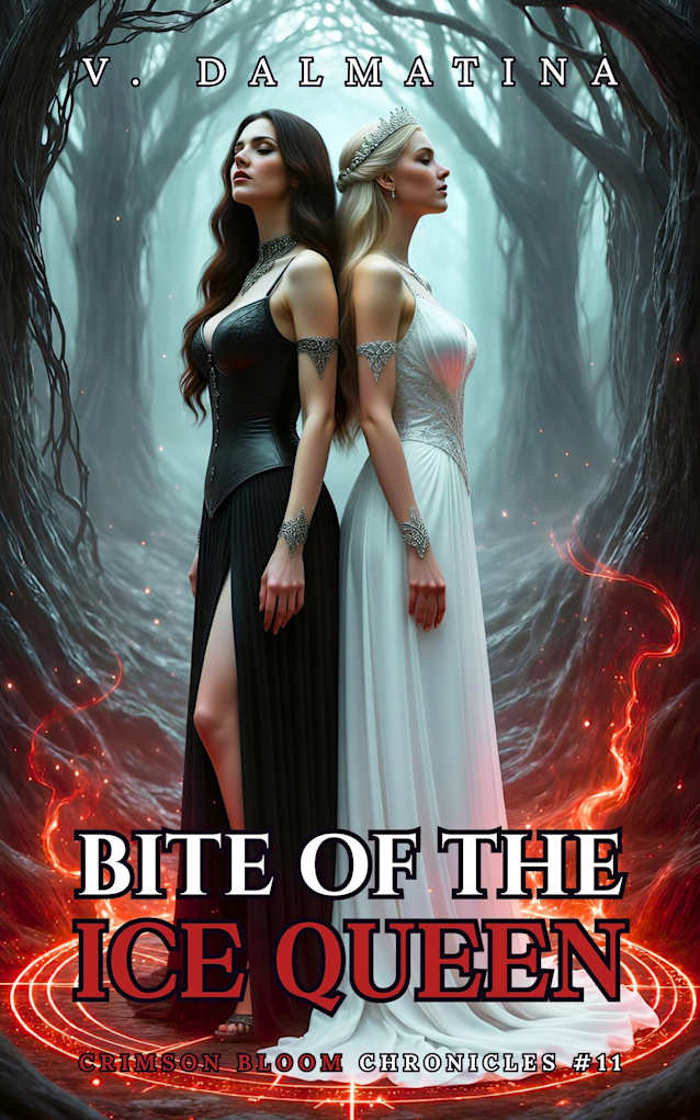 Bite of the Ice Queen: A Dark Sapphic Portal Fantasy Romance (Crimson Bloom Chronicles #11)