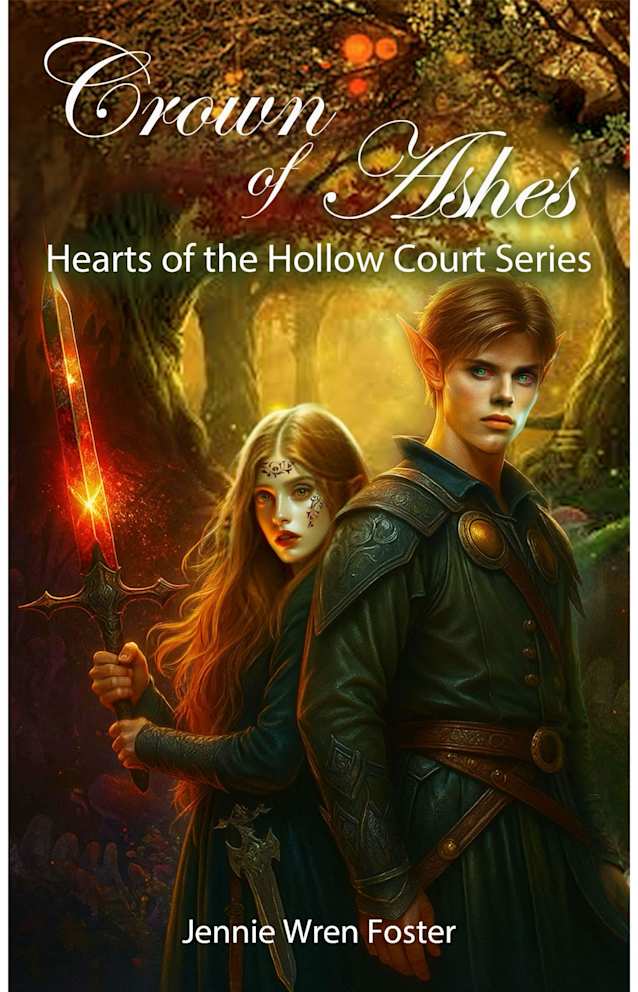 Crown of Ashes: A witch with forbidden power. A fae warrior torn by duty. A bond that could unite—or destroy—an entire realm. (Hearts of the Hollow Court Book 2)