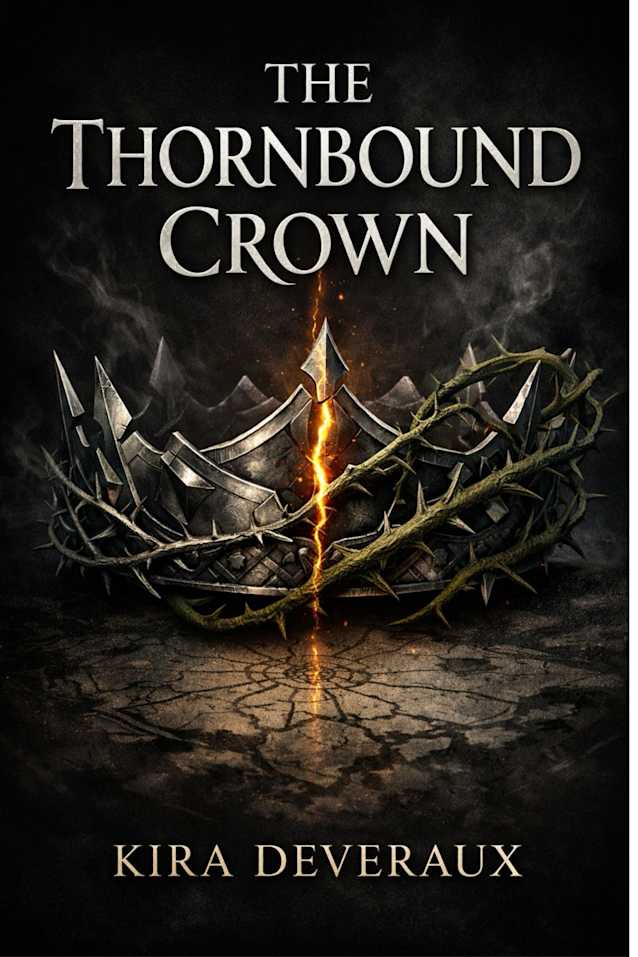 The Thornbound Crown: An Epic Romantasy of Cursed Crowns, Thorn Magic, and a Forbidden Bond (The Thornbound Chronicles Book 1)