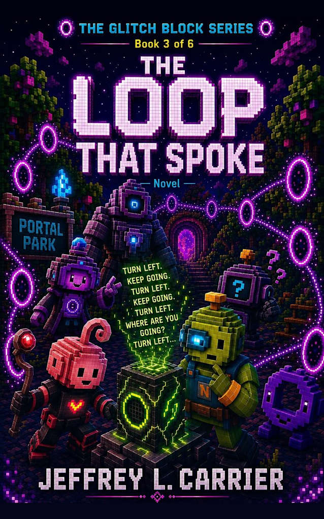 The Loop That Spoke (Captain Cubemelon & Friends: The Glitch Blocks, #3)
