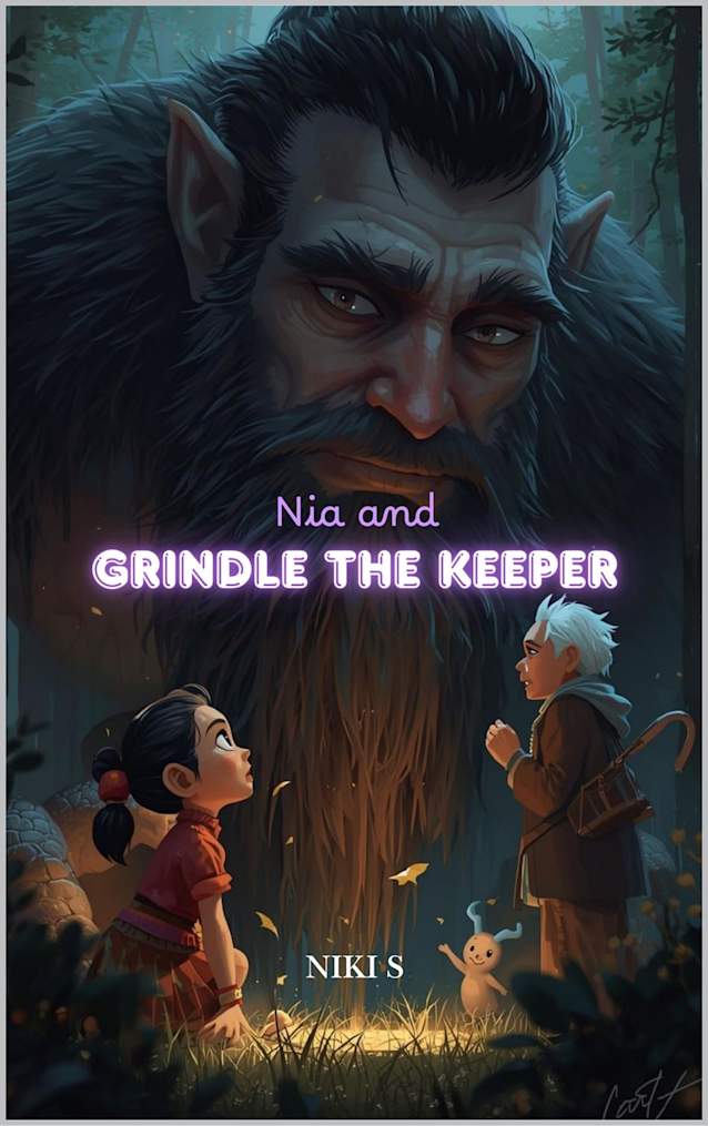 Nia and Grindle the Keeper