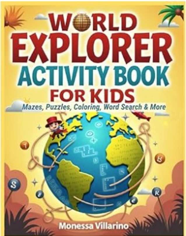 World Explorer Activity Book for Kids: 