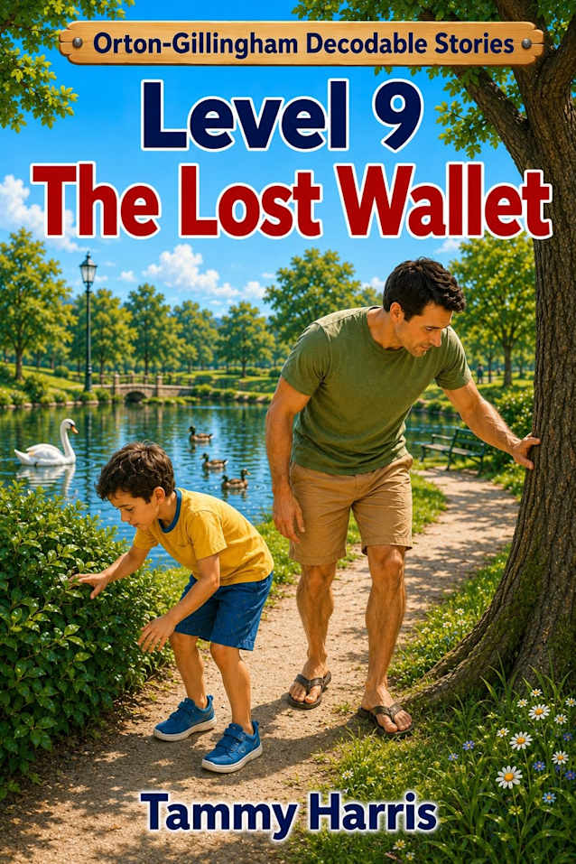 Orton-Gillingham Decodable Stories : Level 9 – The Lost Wallet (level 9 orton-gillingham decodable stories Book 1)