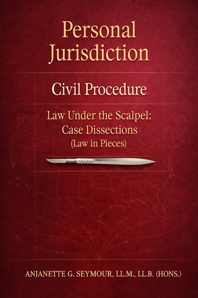 Personal Jurisdiction: Civil Procedure : Law Under the Scalpel: Case Dissections (Law in Pieces)