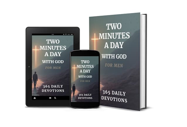 Bible Devotionals for Men: Two Minutes a Day with God - For Men: Men’s Bible Study Devotionals (Devotionals for Both Men and Women Book 1)