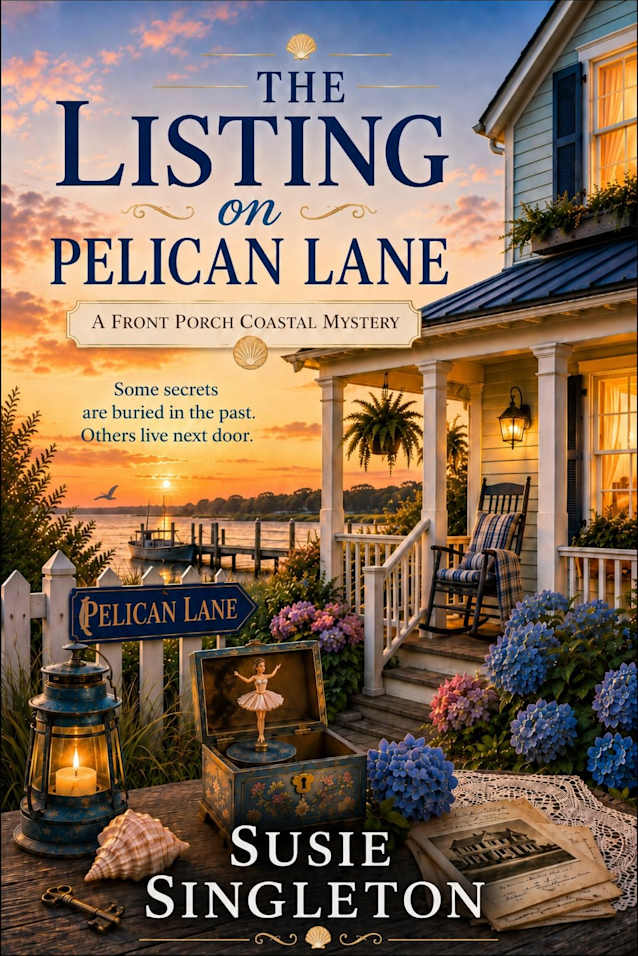 The Listing on Pelican Lane: A Front Porch Coastal Mystery (Front Porch Coastal Mysteries Book 2)