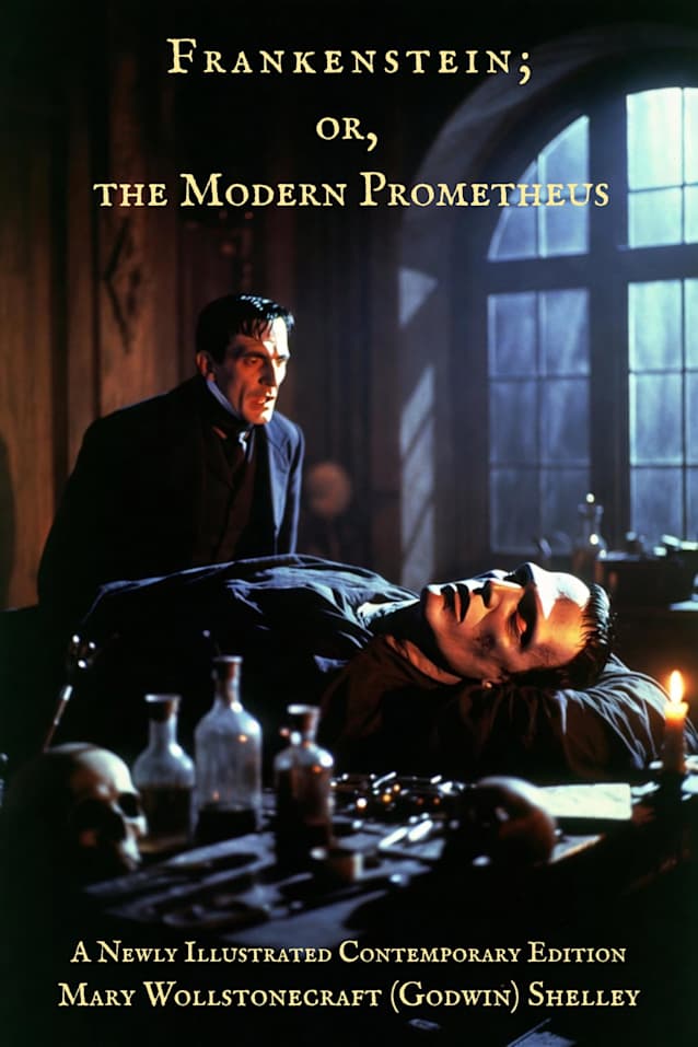 Frankenstein; or, the Modern Prometheus (Illustrated): The Original 1818 Text: A Newly Illustrated Contemporary Edition