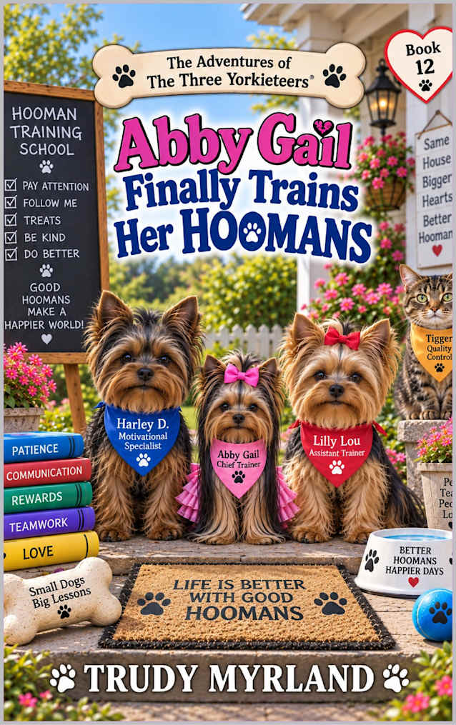 Abby Gail Finally Trains Her HOOMANS (The Three Yorkieteers Book 12)