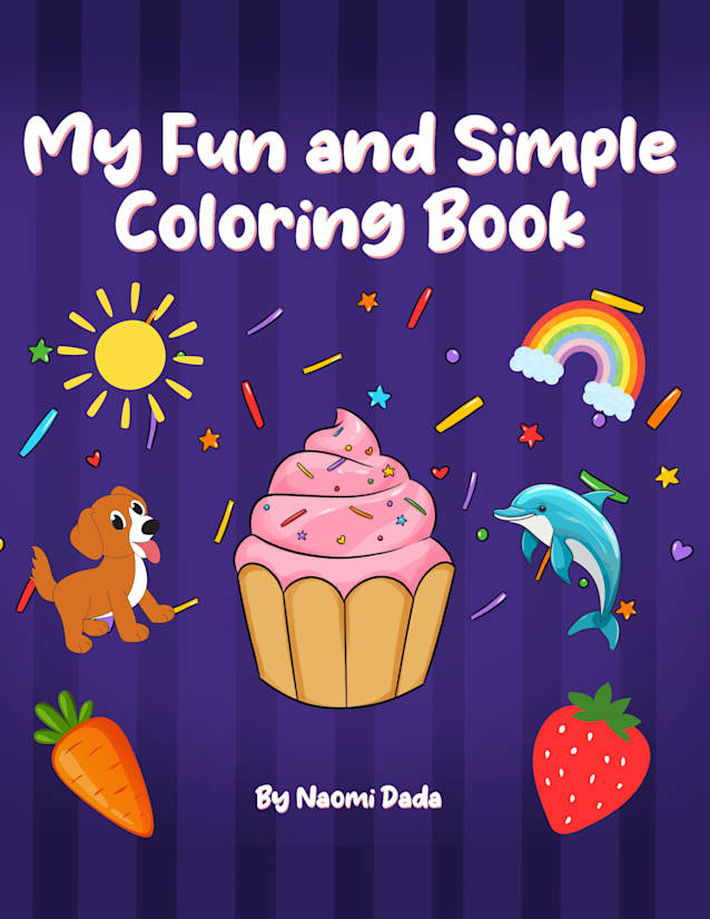 My Fun and Simple Copy Coloring Book 