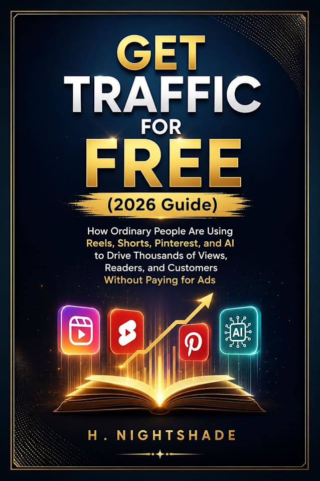 GET TRAFFIC FOR FREE (2026 Guide): How Ordinary People Are Using Reels, Shorts, Pinterest, and AI to Drive Thousands of Views, Readers, and Customers Without ... for Ads (The Problem Solver Series Book 11)
