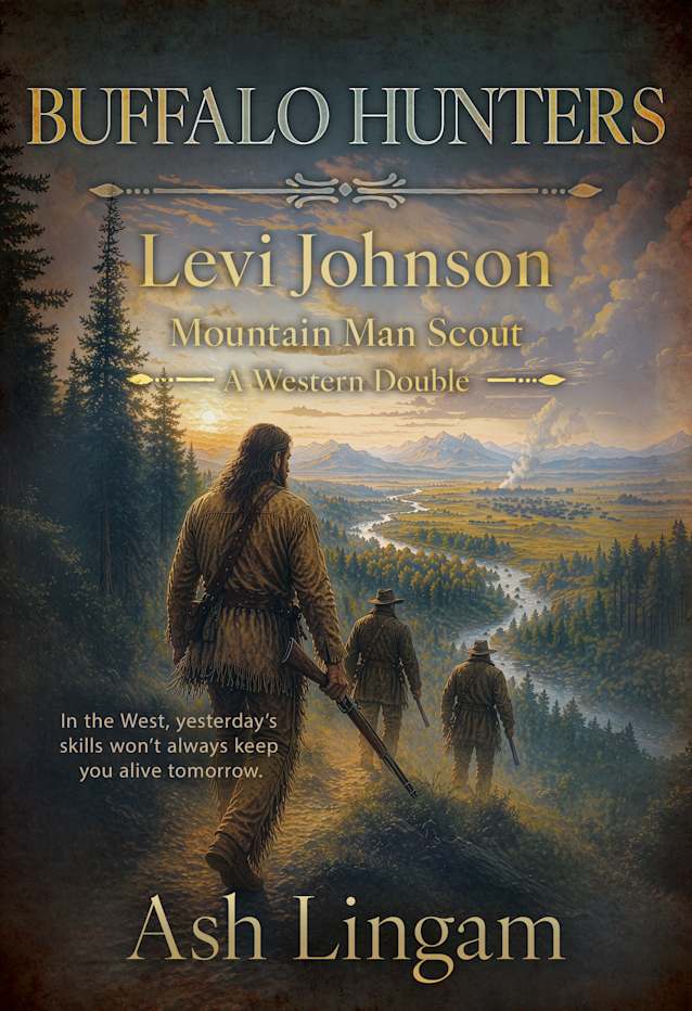 Buffalo Hunters: A Western Double (Levi Johnson Mountain Man Scout Book 10)