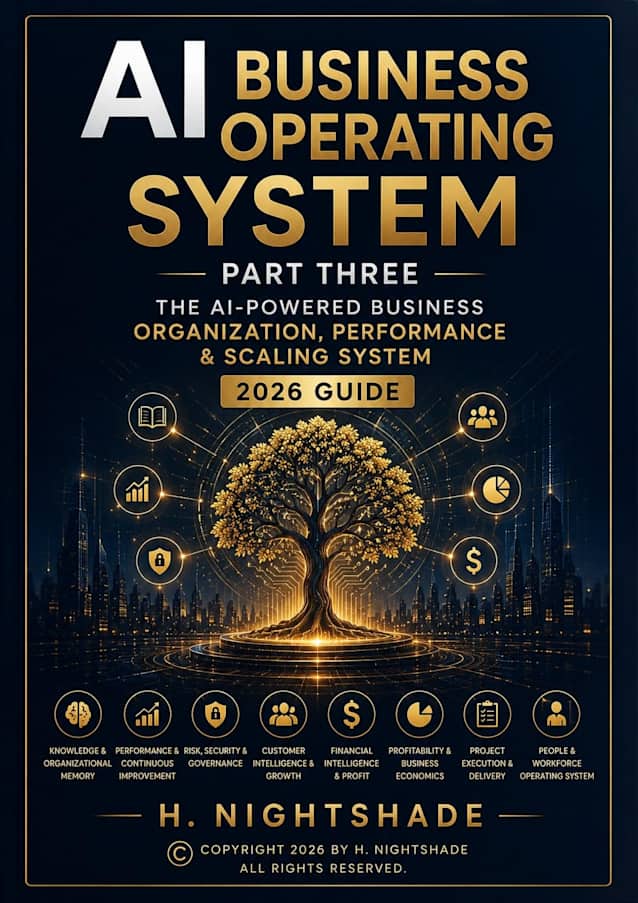 AI BUSINESS OPERATING SYSTEM — PART THREE—: THE AI-POWERED BUSINESS ORGANIZATION, PERFORMANCE & SCALING SYSTEM 2026 Guide (The Problem Solver Series Book 25)