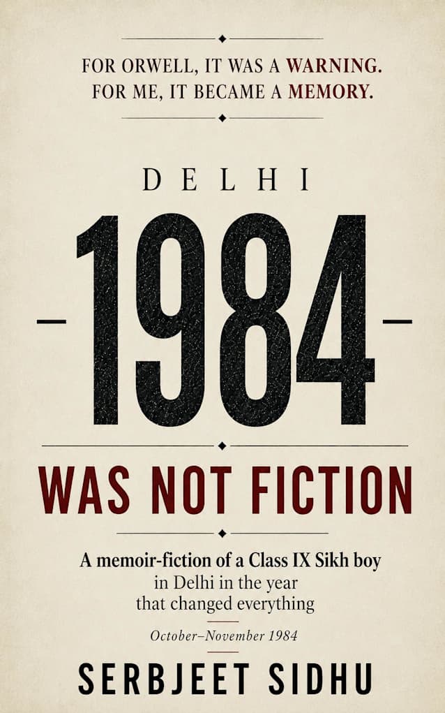 Delhi - 1984 - Was Not Fiction: A Memoir-Fiction of a Class IX Sikh Boy in Delhi in the Year That Changed Everything