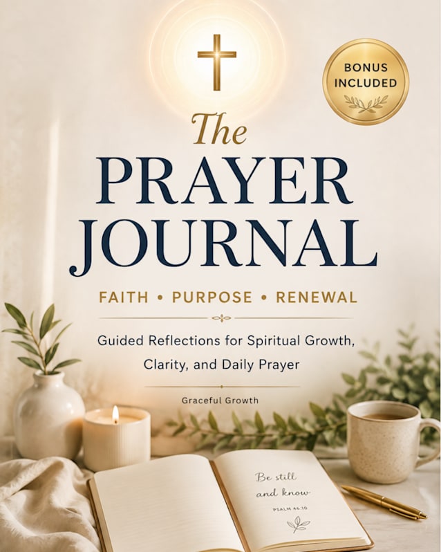 THE PRAYER JOURNAL ✨ Faith • Purpose • Renewal: Guided Reflections for Spiritual Growth, Clarity, and Daily Prayer