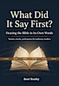 What Did It Say First?