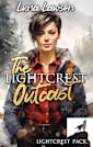 The Lightcrest Outcast: A Paranormal F/F Wolf Shifter Romance (Lightcrest Pack Book 2)