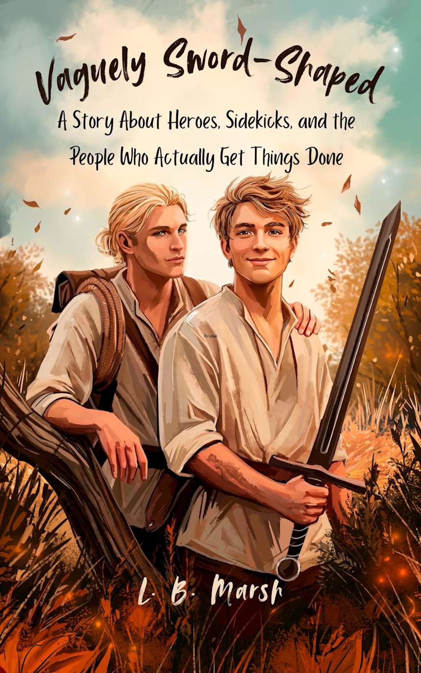 Vaguely Sword-Shaped: A Story About Heroes, Sidekicks, and the People Who Actually Get Things Done by L. B. Marsh