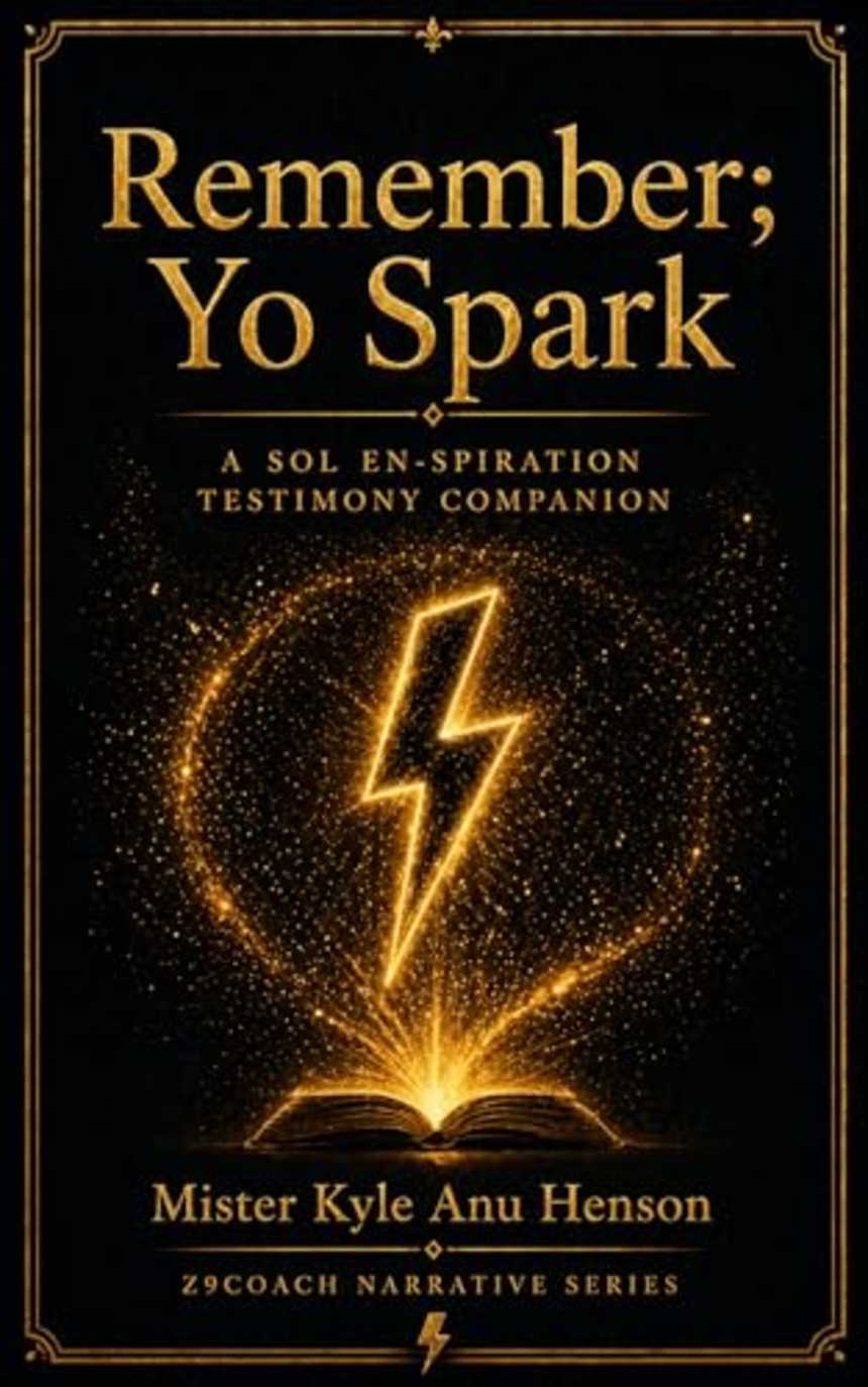 Remember; Yo Spark: A Personal Testimony of Spark, State, and the Walk Back to Yourself (Z9Coach Narrative Series Book 2) by Mister Kyle Anu Henson