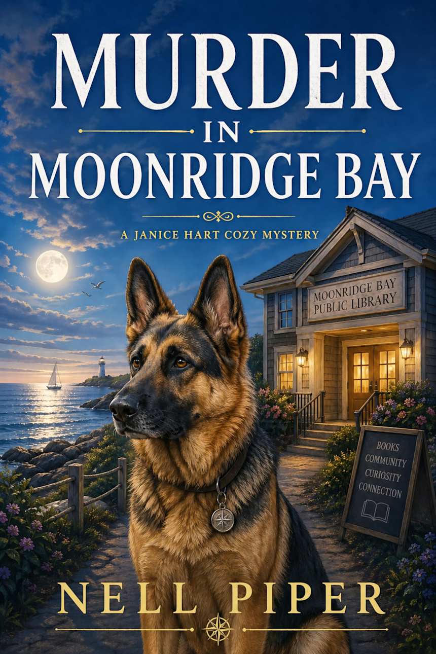 Murder in Moonridge Bay: A Janice Hart Cozy Murder Mystery, Book 1 by Nell Piper