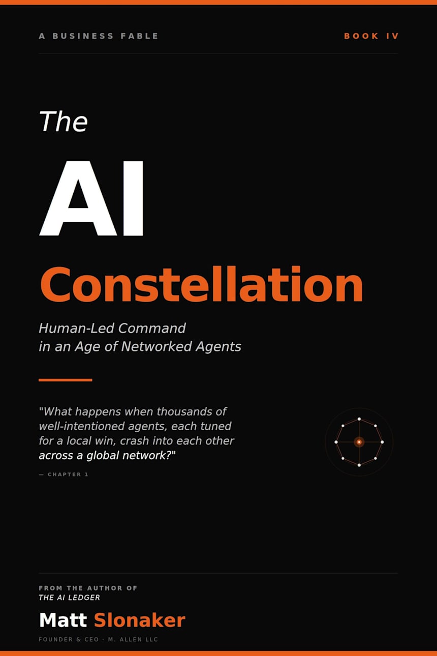 THE AI CONSTELLATION: Human-Led Command in an Age of Networked Agents by Matt Slonaker, The Author’s Bio