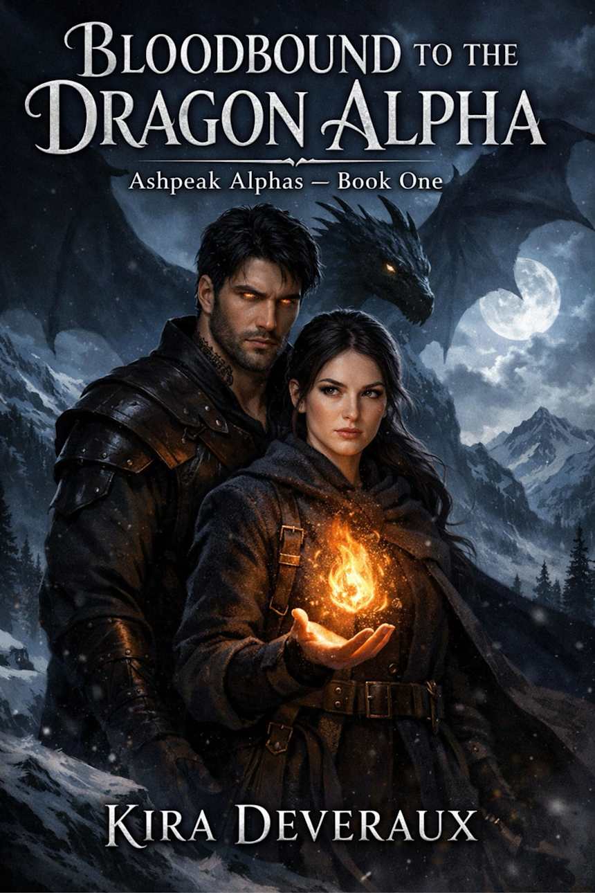 Bloodbound to the Dragon Alpha: A wounded dragon. A reluctant healer. A bond written in blood and fire. (The Ashpeak Alphas Book 1) by Kira  Deveraux