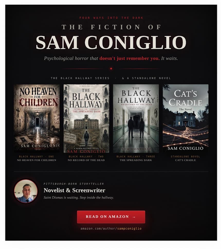 The Black Hallway Series  by Sam Coniglio