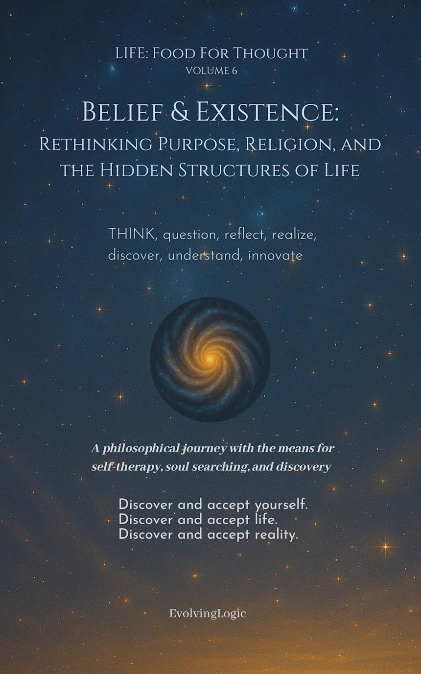 Belief & Existence: Rethinking Purpose, Religion, and the Hidden Structures of Life (Life: Food For Thought Book 6) by EvolvingLogic