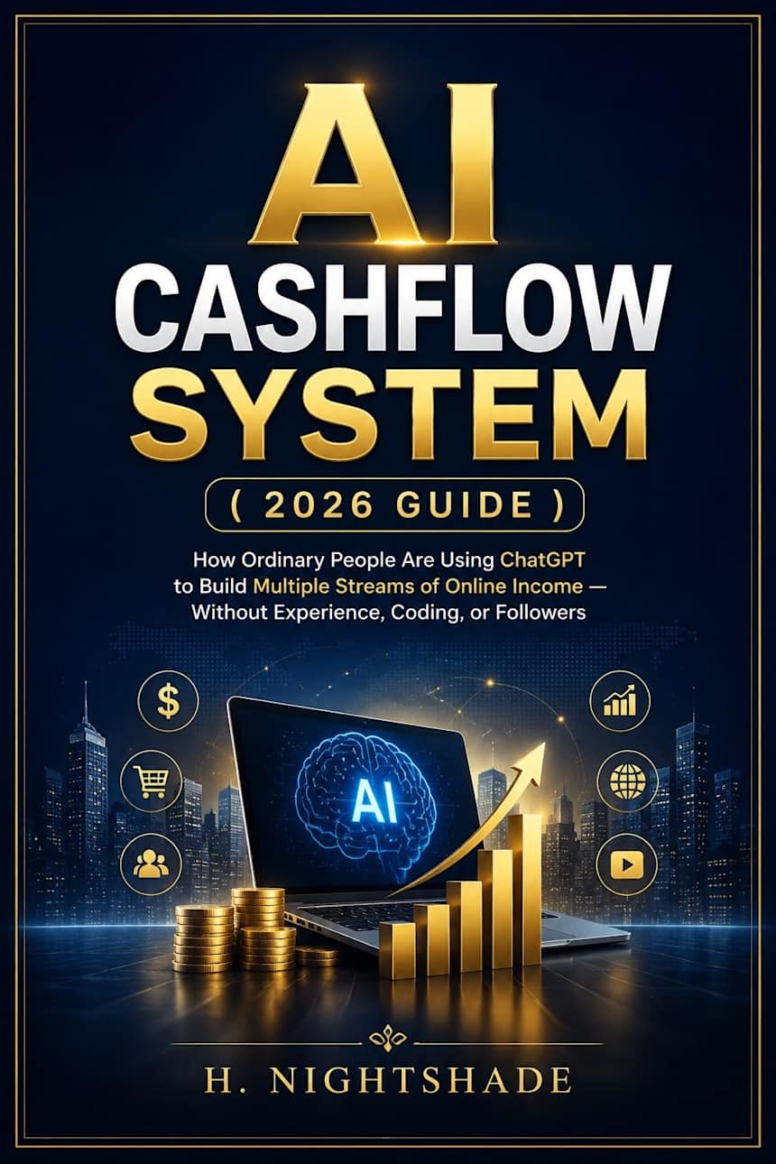 AI CASHFLOW SYSTEM ( 2026 GUIDE ): How Ordinary People Are Using ChatGPT to Build Multiple Streams of Online Income — Without Experience, Coding, or Followers (The Problem Solver Series Book 7) by H . Nightshade