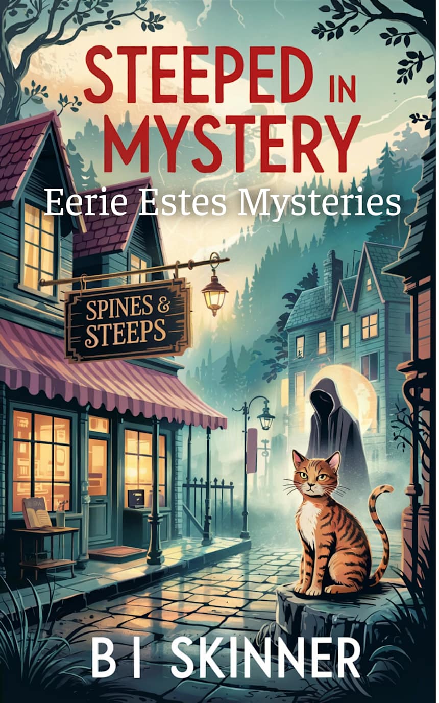 Steeped in Mystery: A Paranormal Cozy Mystery (Eerie Estes Mysteries Book 1) by B I Skinner