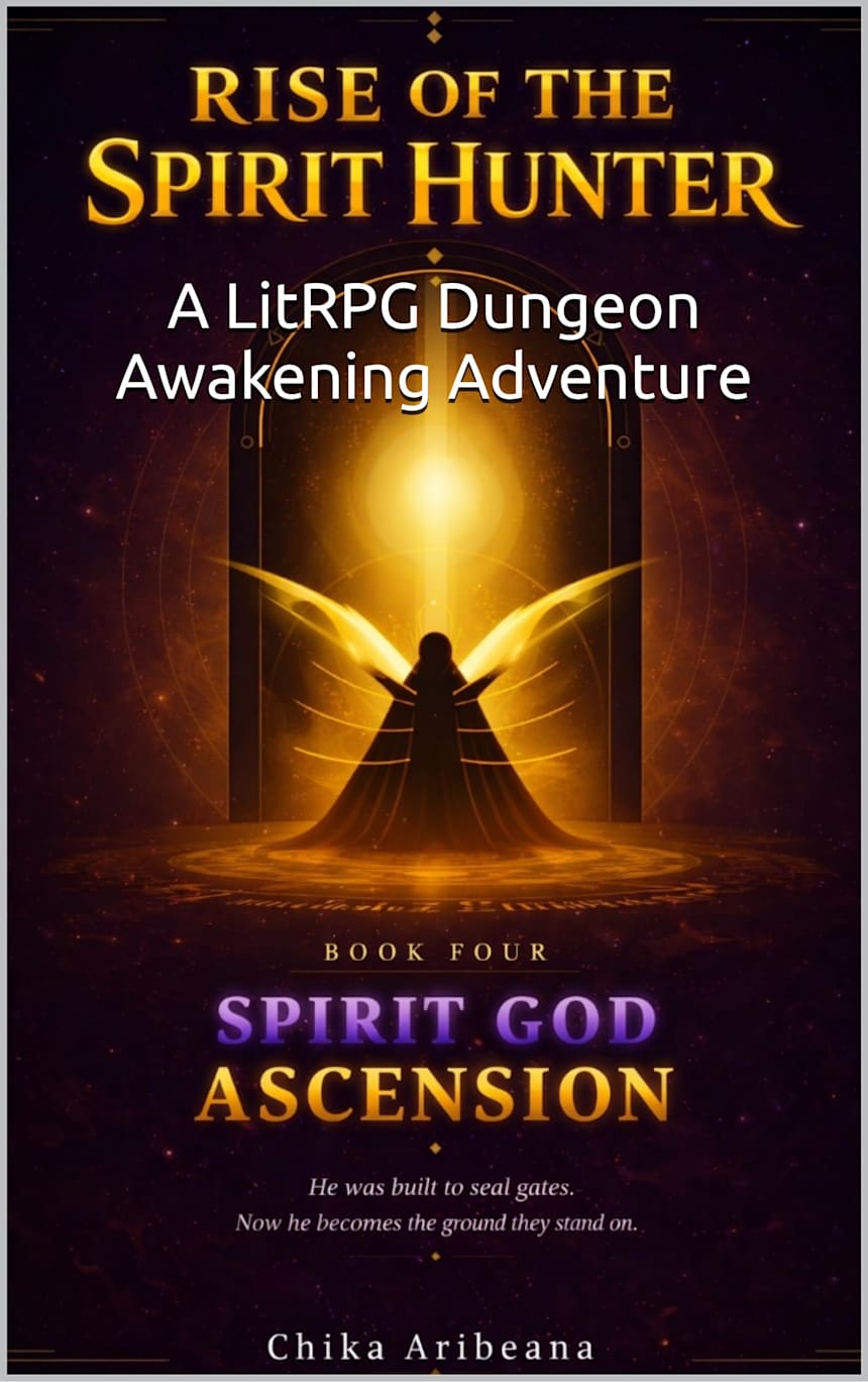 Rise of the Spirit Hunter - Book 4: Spirit God Ascension: A LitRPG Dungeon Awakening Adventure (Spirit Hunter Saga) by Chika Aribeana