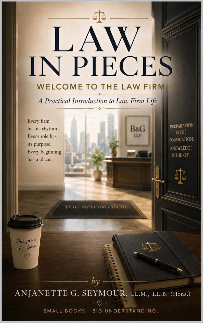 LAW IN PIECES: WELCOME TO THE LAW FIRM : A Practical Introduction to Law Firm Life (Law in Pieces: Quick Study Snippet Book 21) by Anjanette G. Seymour