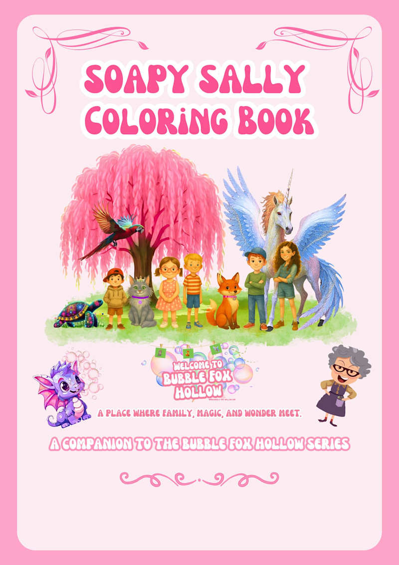 Cover of the Soapy Sally Coloring Book