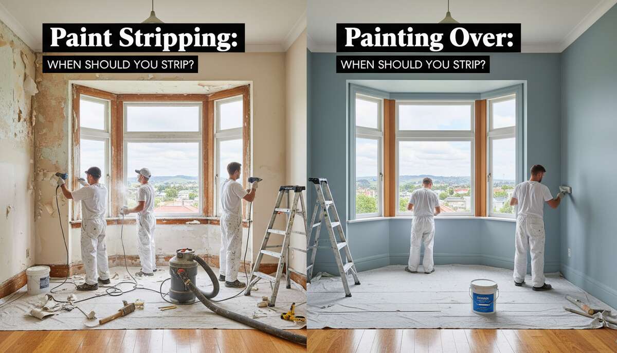 Paint Stripping vs Painting Over: When Should You Strip?