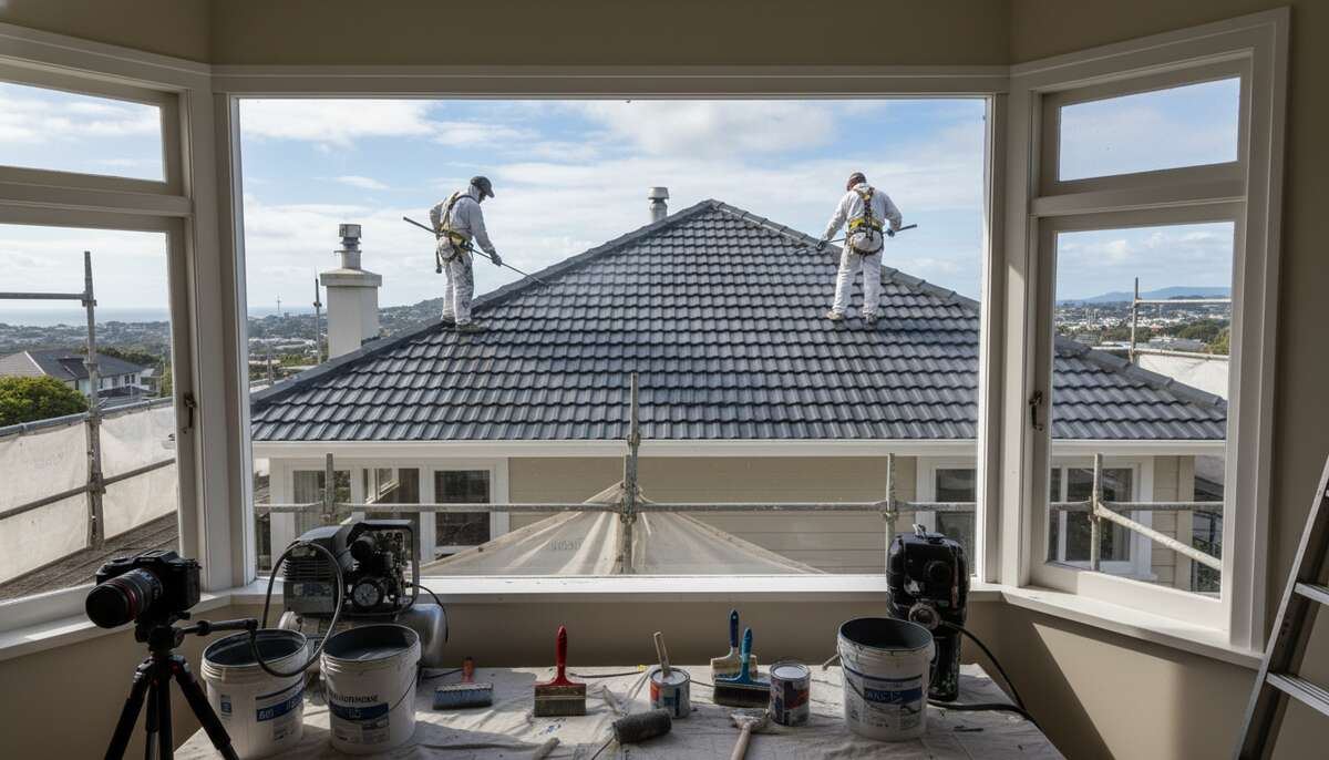 Tile Roof Painting in Wellington: Complete Guide for Concrete Tiles