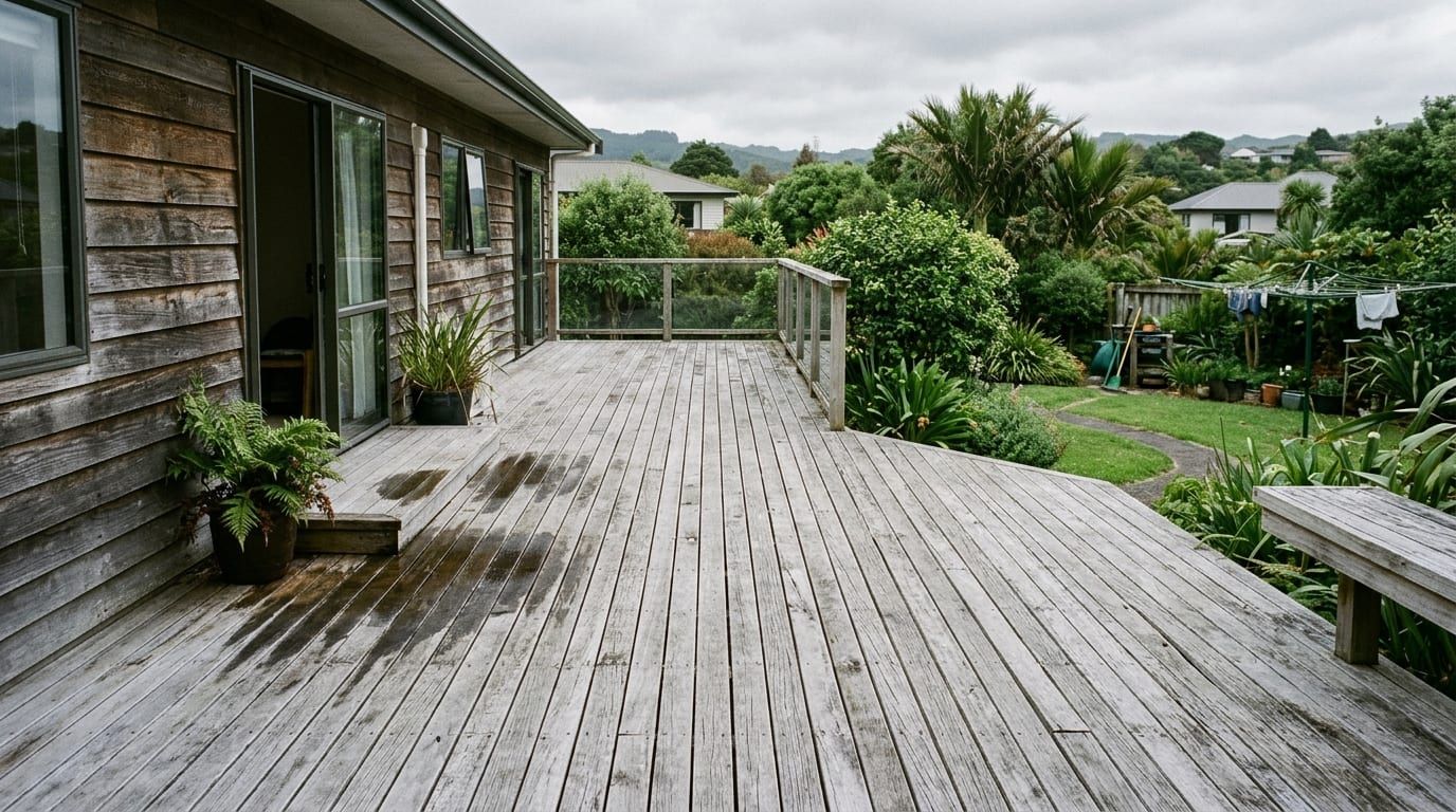 Can a grey, weathered deck be brought back without replacing boards?