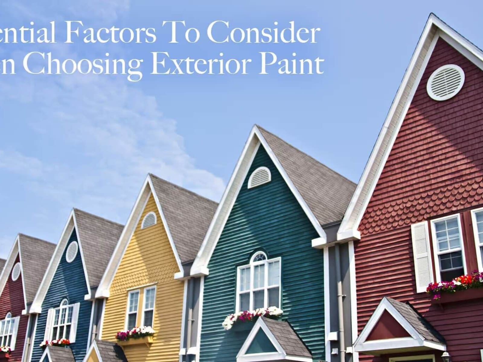 Transform Your Exterior Walls with the Right Exterior Paint