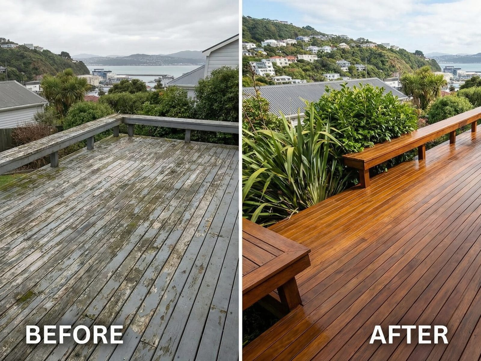 Deck Staining DIY vs Professional