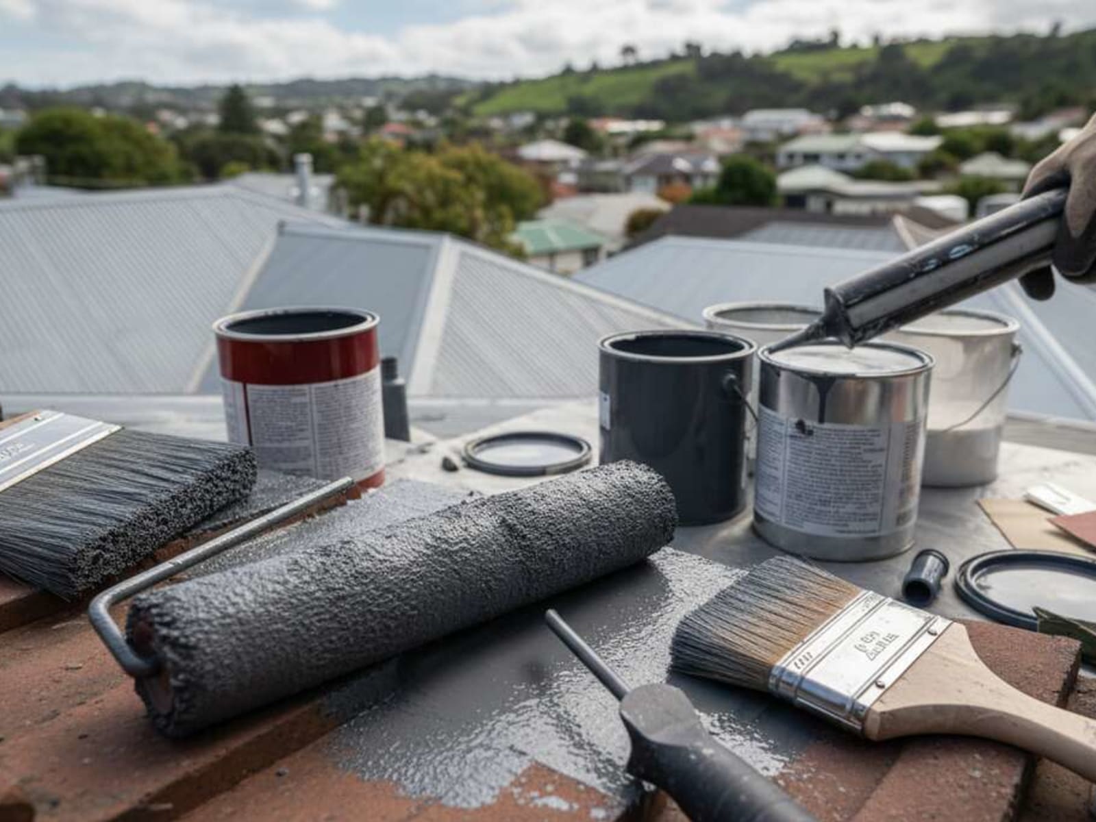 Roof Painting Maintenance