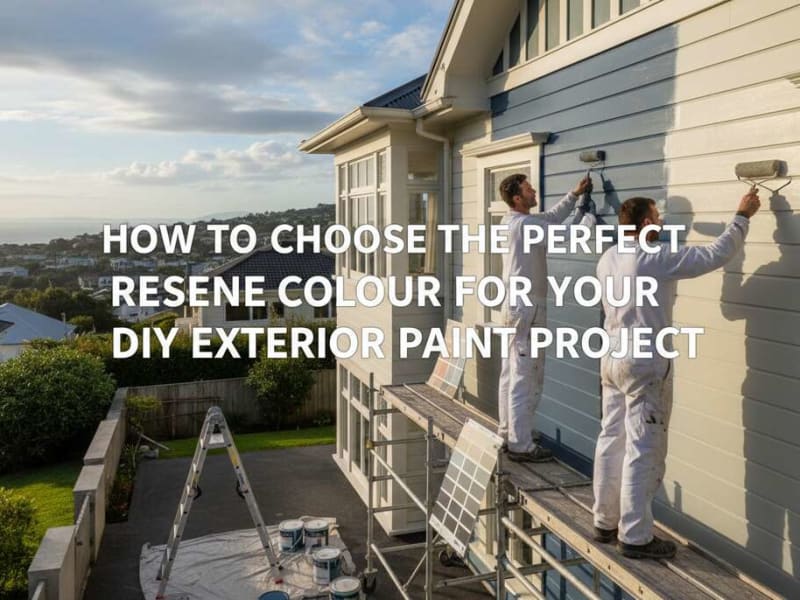How to Choose the Perfect Resene Colour for Your DIY Exterior Paint Project
